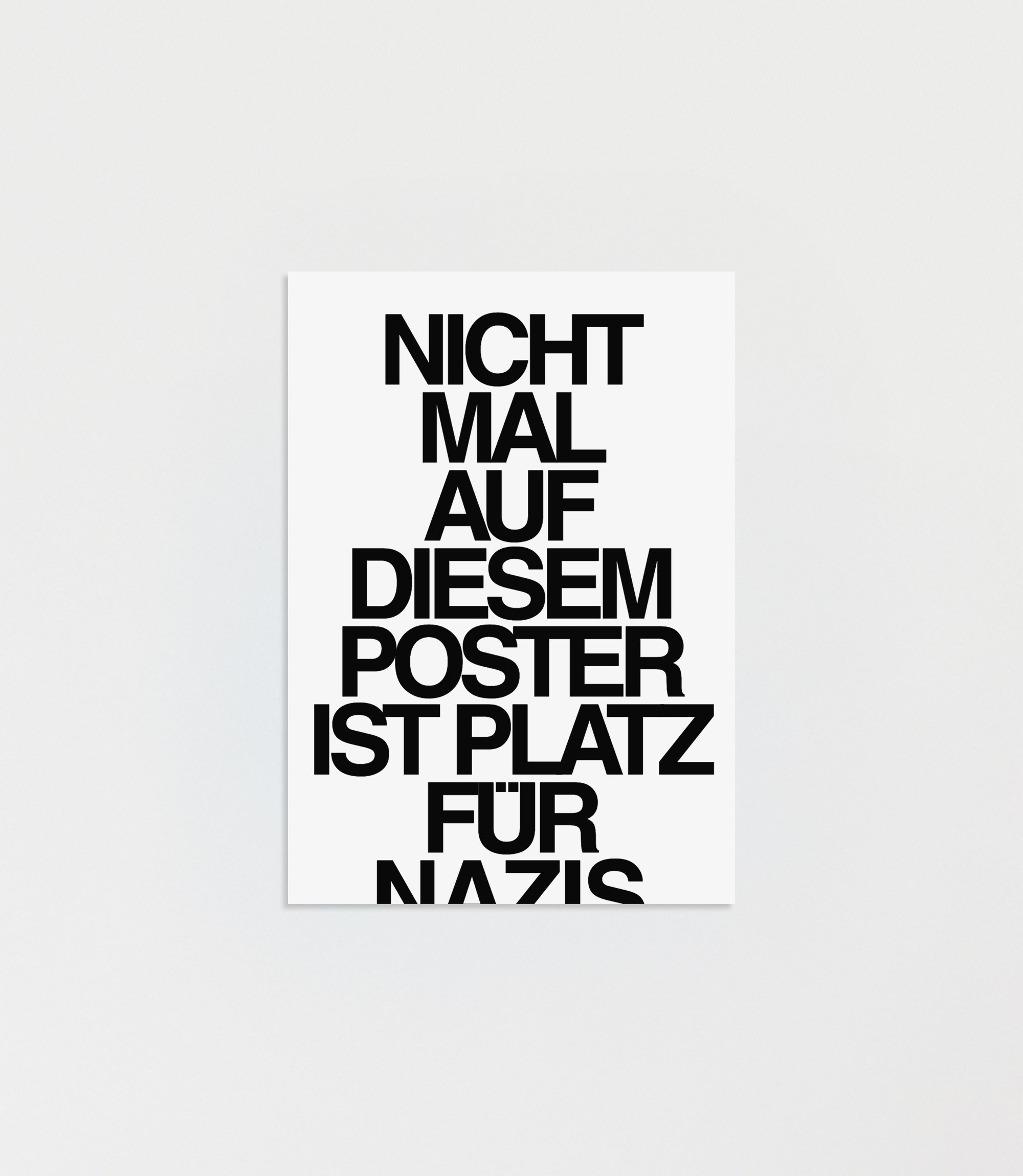 Kein Platz - Typo